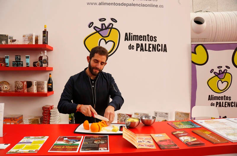 Nueve productores palentinos organizan degustaciones en el mayor 'show cooking' del mundo, que se está llevando a cabo en Valladolid