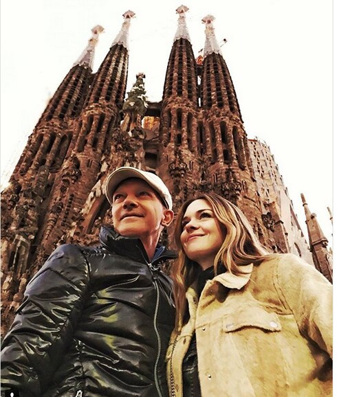 Antonio Banderas con su hija Stella del Carmen. 