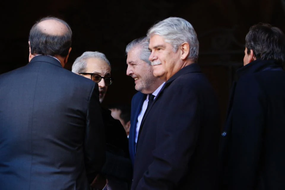 El presidente del Gobierno ha participado en la investidura de Jean Claude Juncker y Manuel Marín como honoris causa 