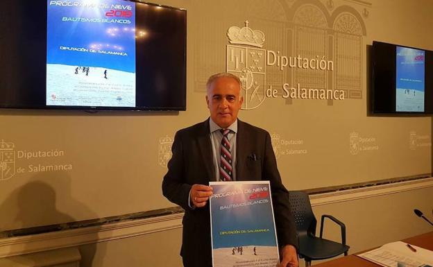 Jesús María Ortiz presentó ayer la nueva edición de los Bautismos Blancos. 