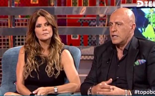 Makoke y Kiko Matamoros en un programa de Telecinco. 