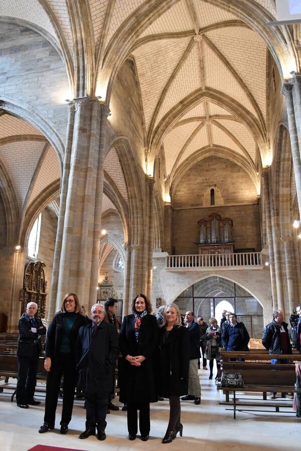 La Junta de Castilla y León ha concluido la restauración de las bóvedas y la cúpula de la torre de la Colegiata de San Miguel, con motivo de la próxima exposición que se celebrará en 2018