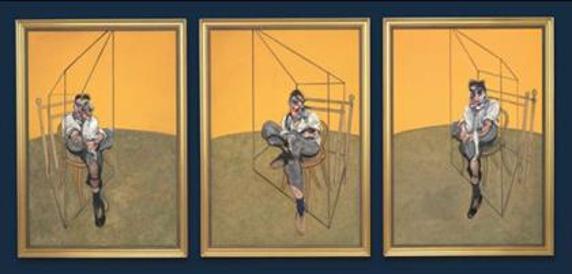‘Tres estudios de Lucian Freud’, tríptico de Francis Bacon.
