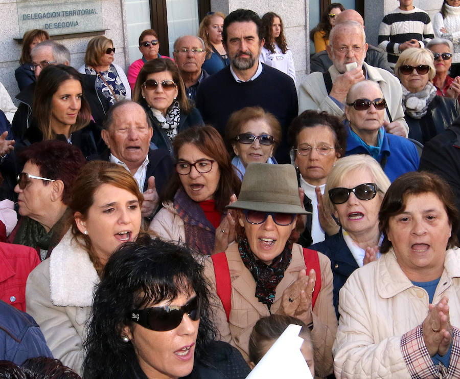 Protesta para reclamar un centro de salud en Nueva Segovia