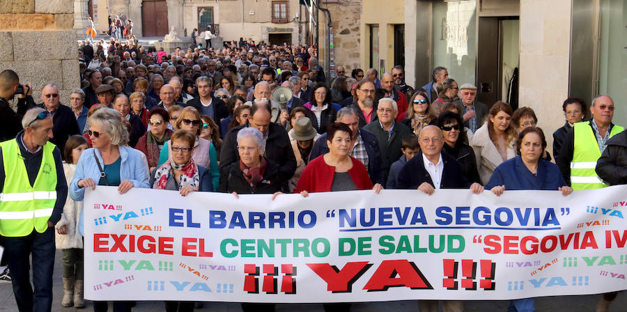 Protesta para reclamar un centro de salud en Nueva Segovia