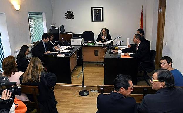 Juicio celebrado el pasado 24 de octubre en Sepúlveda contra la concejala de Catarroja, Datxu Peris. 