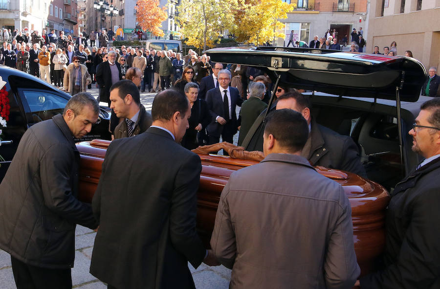 Funeral de Octaviano Palomo en Segovia
