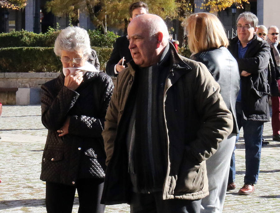 Funeral de Octaviano Palomo en Segovia