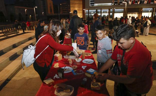 Escolares participantes en uno de los talleres.