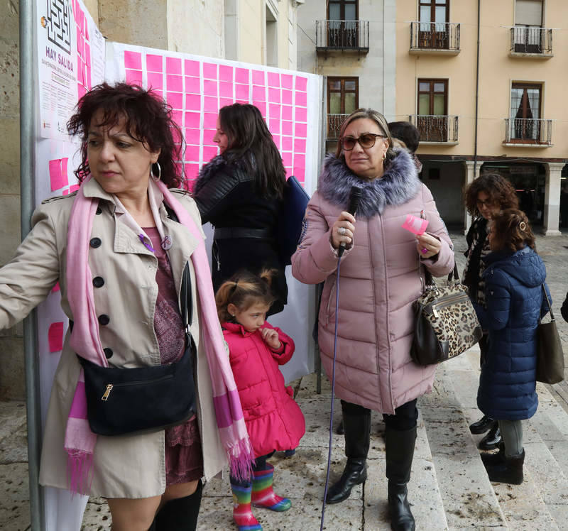 Actos contra la violencia de género en Palencia