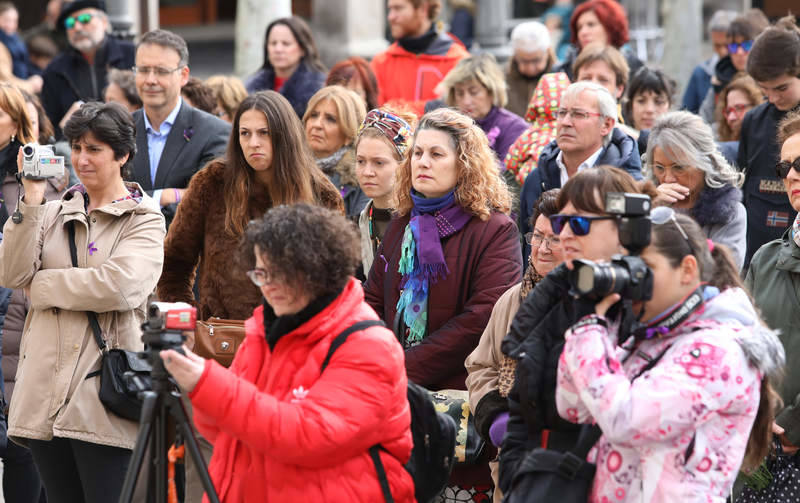 Actos contra la violencia de género en Palencia