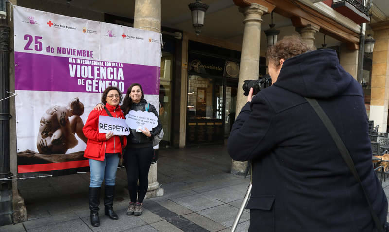 Actos contra la violencia de género en Palencia