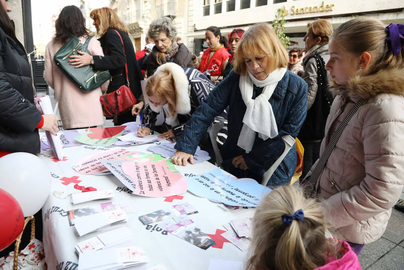 Actos contra la violencia de género en Palencia