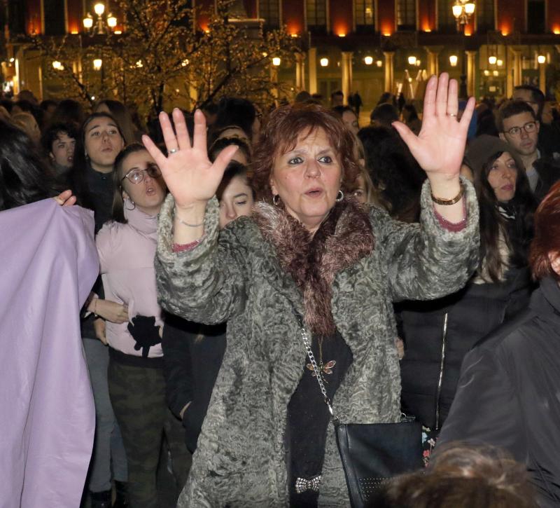 Manifestación en Valladolid contra la violencia de género