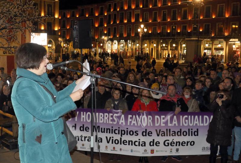 Manifestación en Valladolid contra la violencia de género