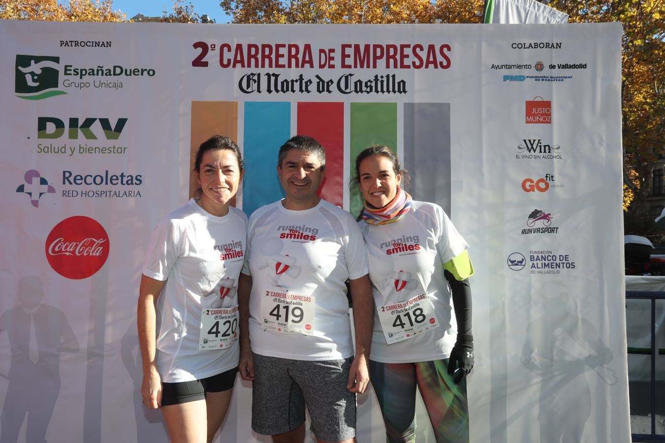 Photocall y salida de la II Carrera de Empresas de El Norte de Castilla