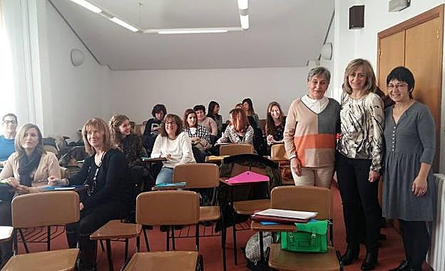 Participantes en el curso de trabajadores de servicios sociales.