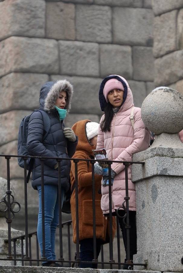 Jornada de frío en Segovia