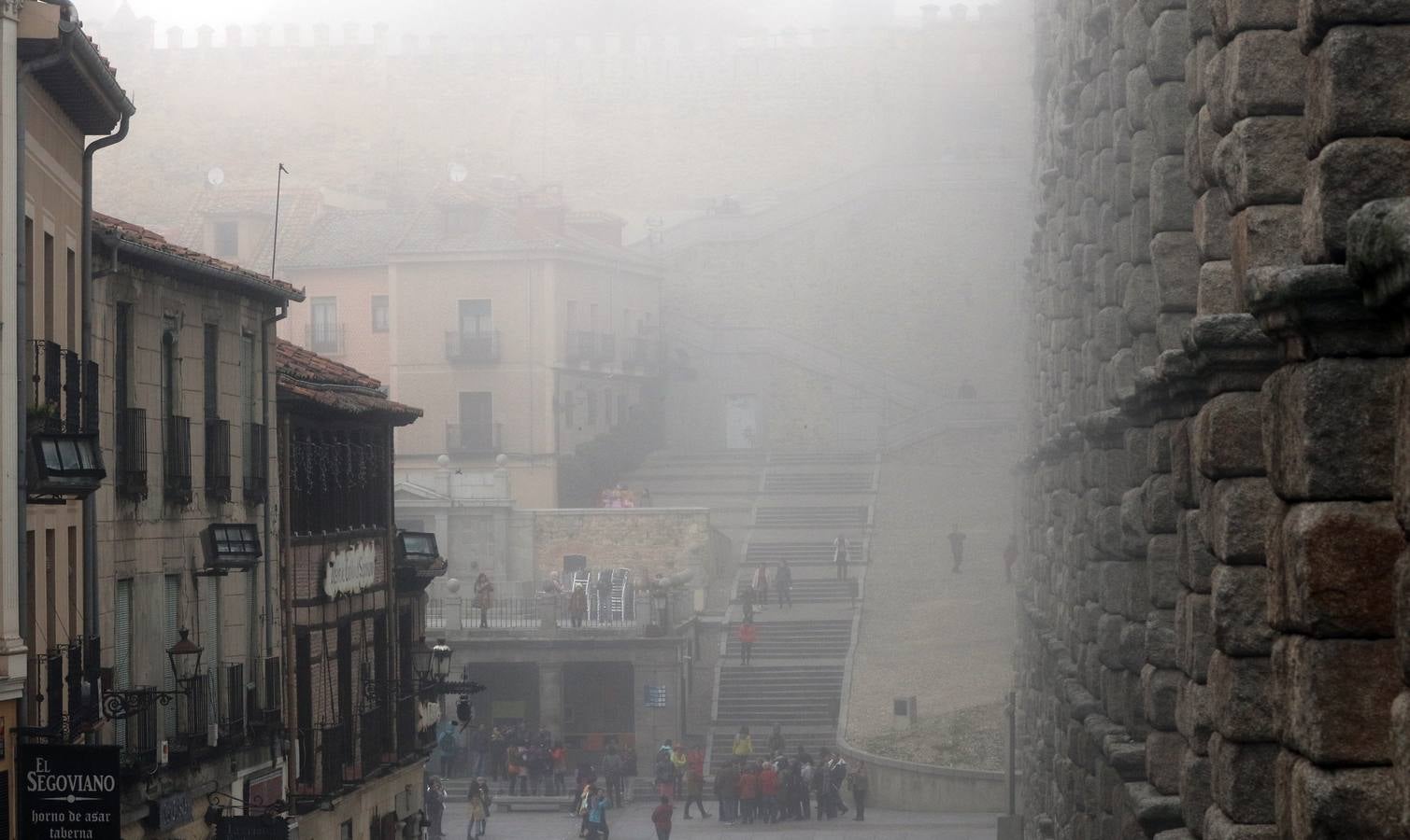 Jornada de frío en Segovia