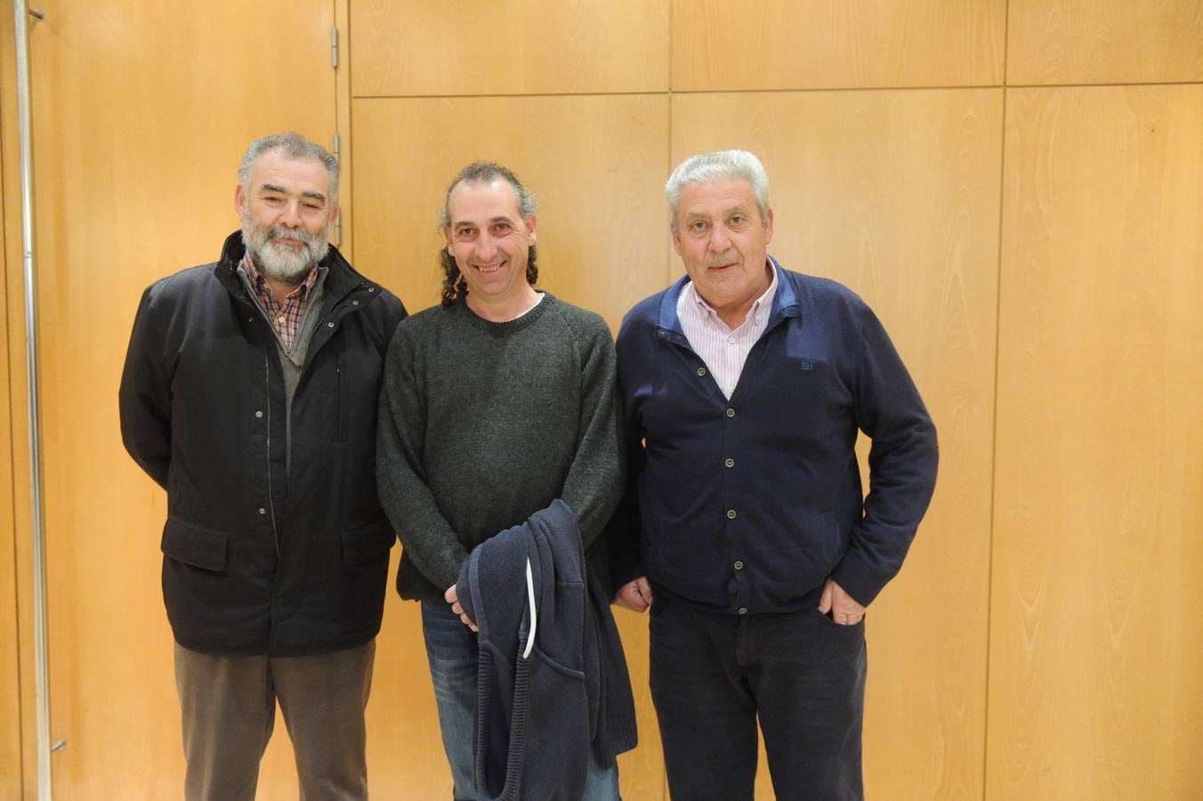 Valentín García, Jesús Manuel González Palacín y José Vidal Adalia.