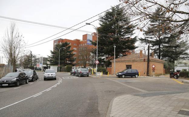 Zona por la que se accederá al futuro aparcamiento.