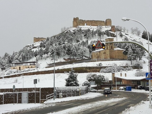 Nieve en Aguilar de Campoo