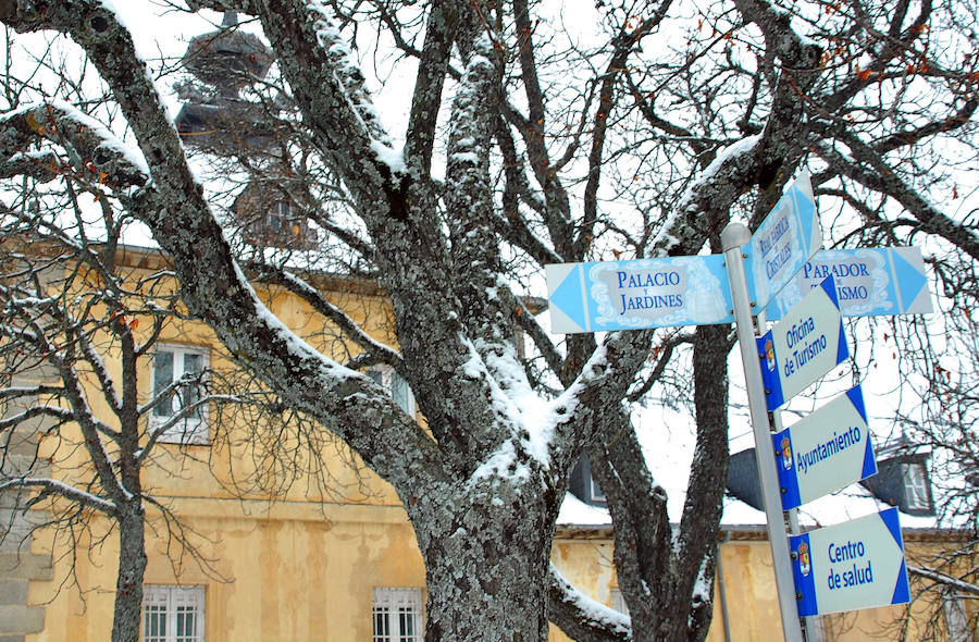 Nieve en la provincia de Segovia