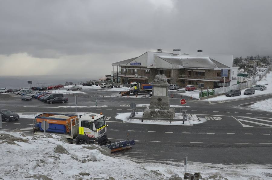 Nieve en el Puerto del Alto de León
