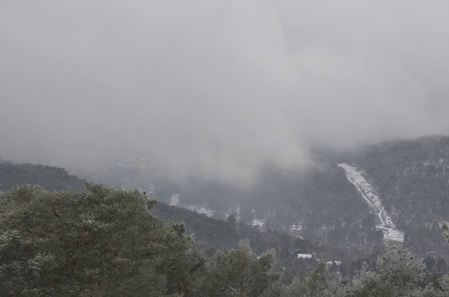 Nieve en el Puerto del Alto de León