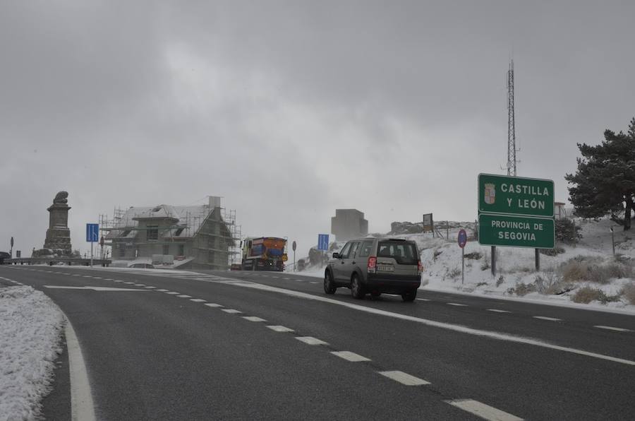 Nieve en el Puerto del Alto de León