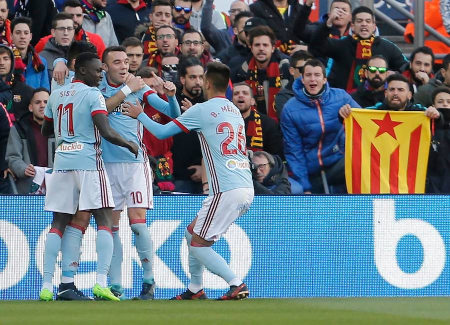 Barcelona y Celta empataron a dos en un partido loco correspondiente a la jornada 14 de Liga. Aspas adelantó al Celta a los 20 minutos pero Messi no tardó en responder marcando el empate. Suárez puso la ventaja pero Maxi Gómez, tras una genial asistencia de Aspas, anotó para poner la igualdad. 