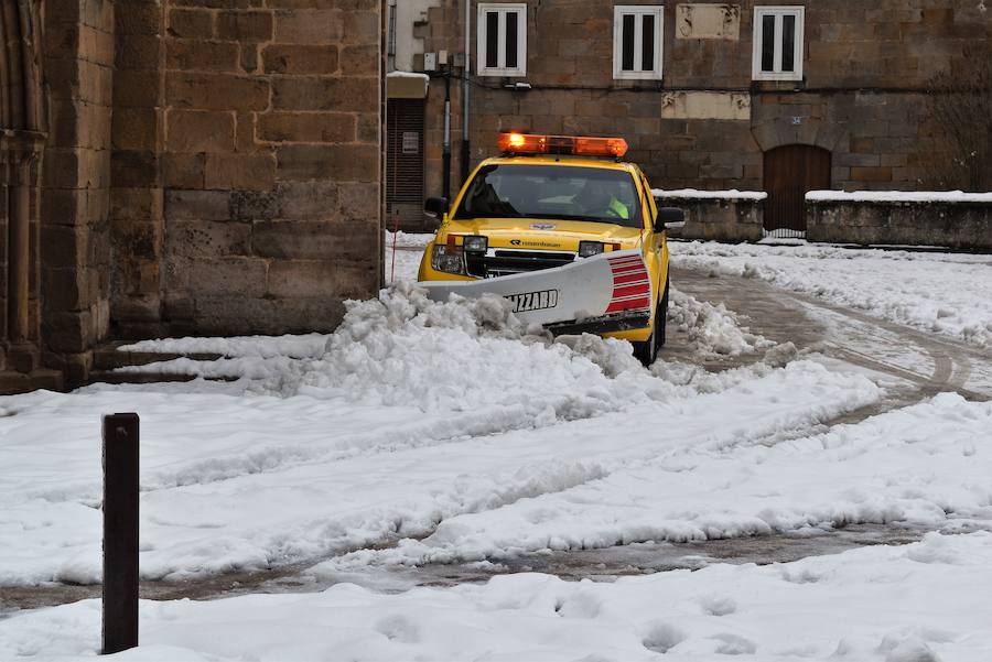 Nieve en Aguilar de Campoo