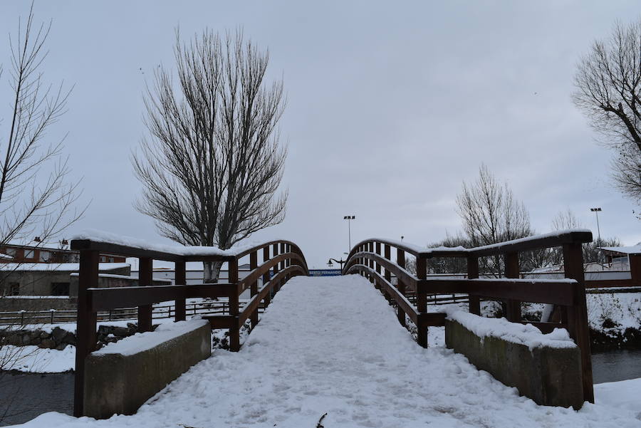 Nieve en Aguilar de Campoo