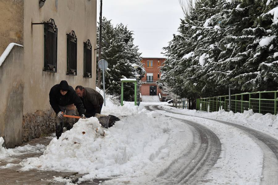 Nieve en Aguilar de Campoo