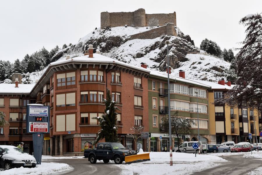 Nieve en Aguilar de Campoo