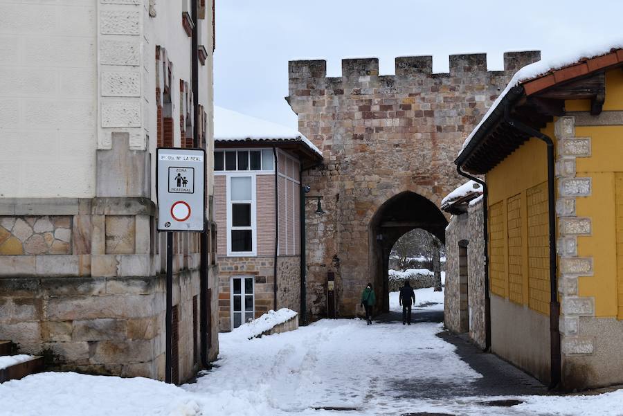 Nieve en Aguilar de Campoo