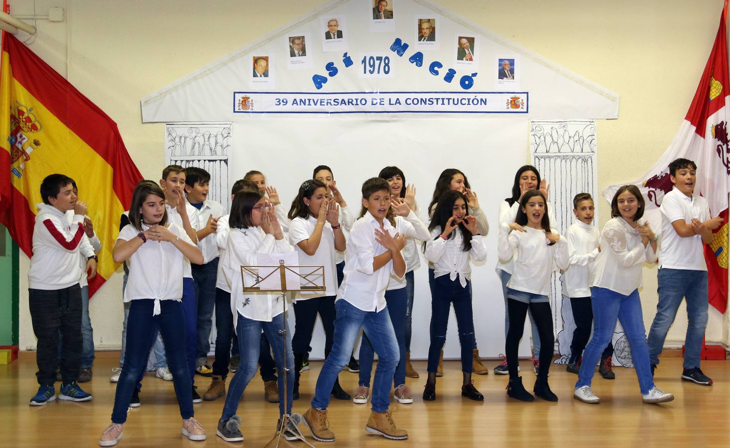 Los estudiantes de sexto han rendido homenaje al texto con una coreografía a ritmo de rap
