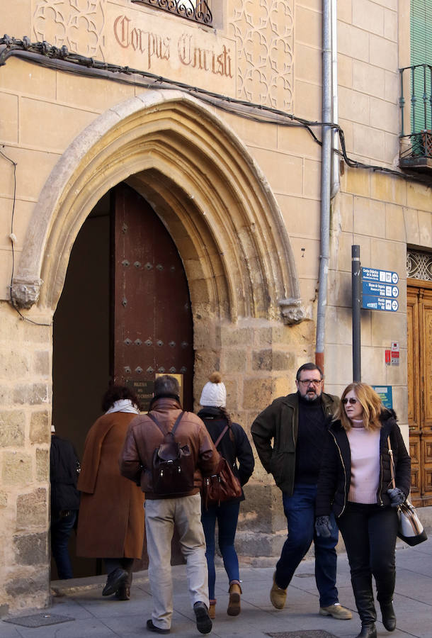 Turistas en Segovia durante el puente de la Constitución