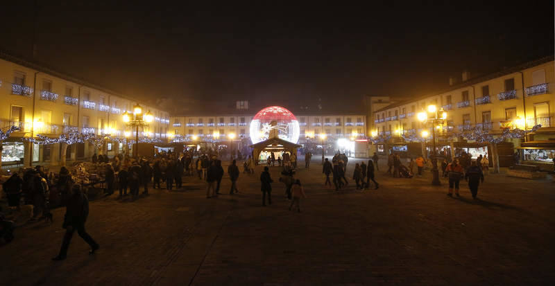 Animación infantil y navideña en las plazas de Palencia