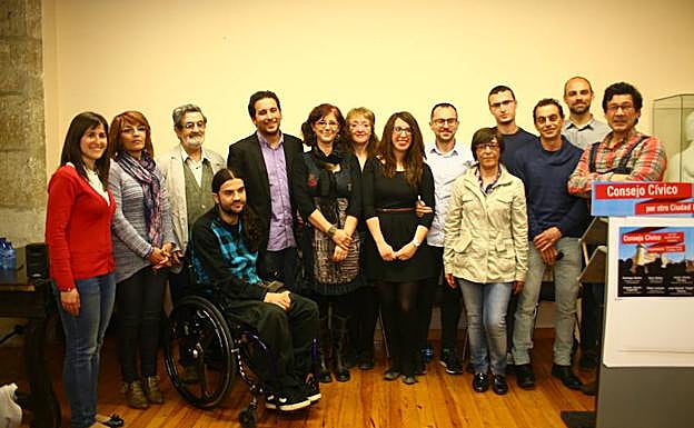 Consejo cívico de IU-En común.