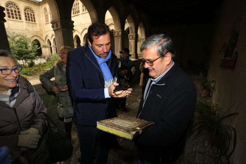 Visita de Óscar Puente a Sarria (Lugo)