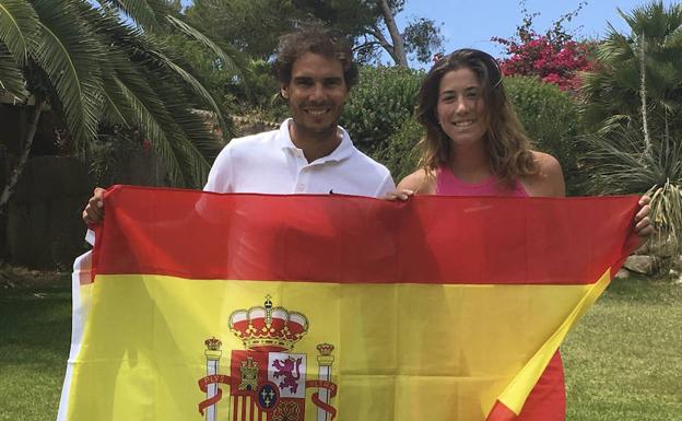 Rafa Nadal y Garbiñe Muguruza. 