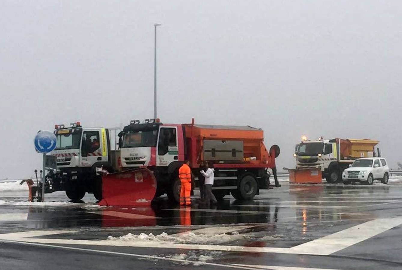 Jornada de frío y nieve en Segovia
