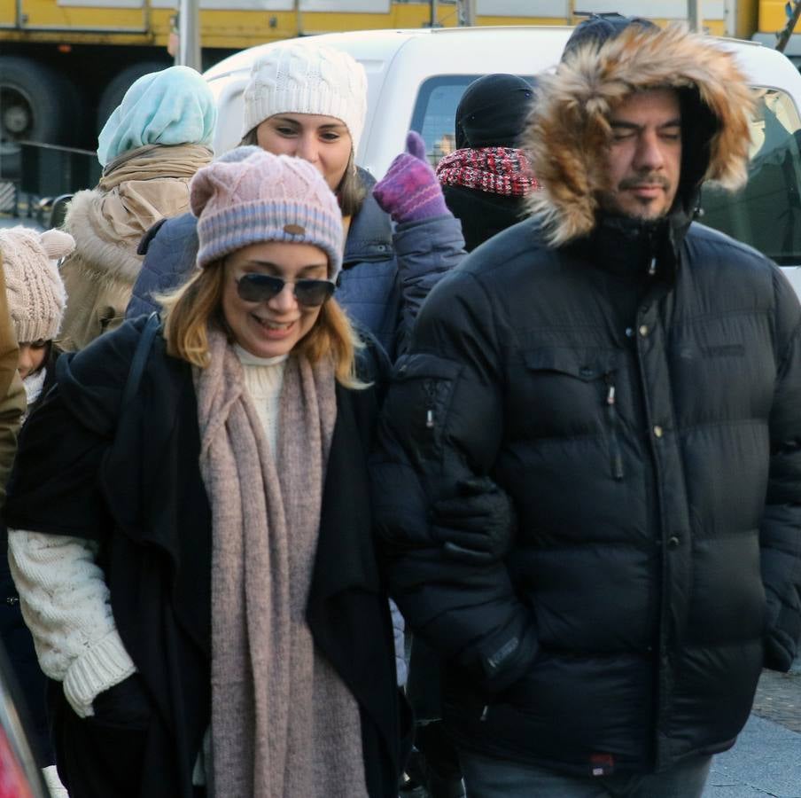 Jornada de frío y nieve en Segovia