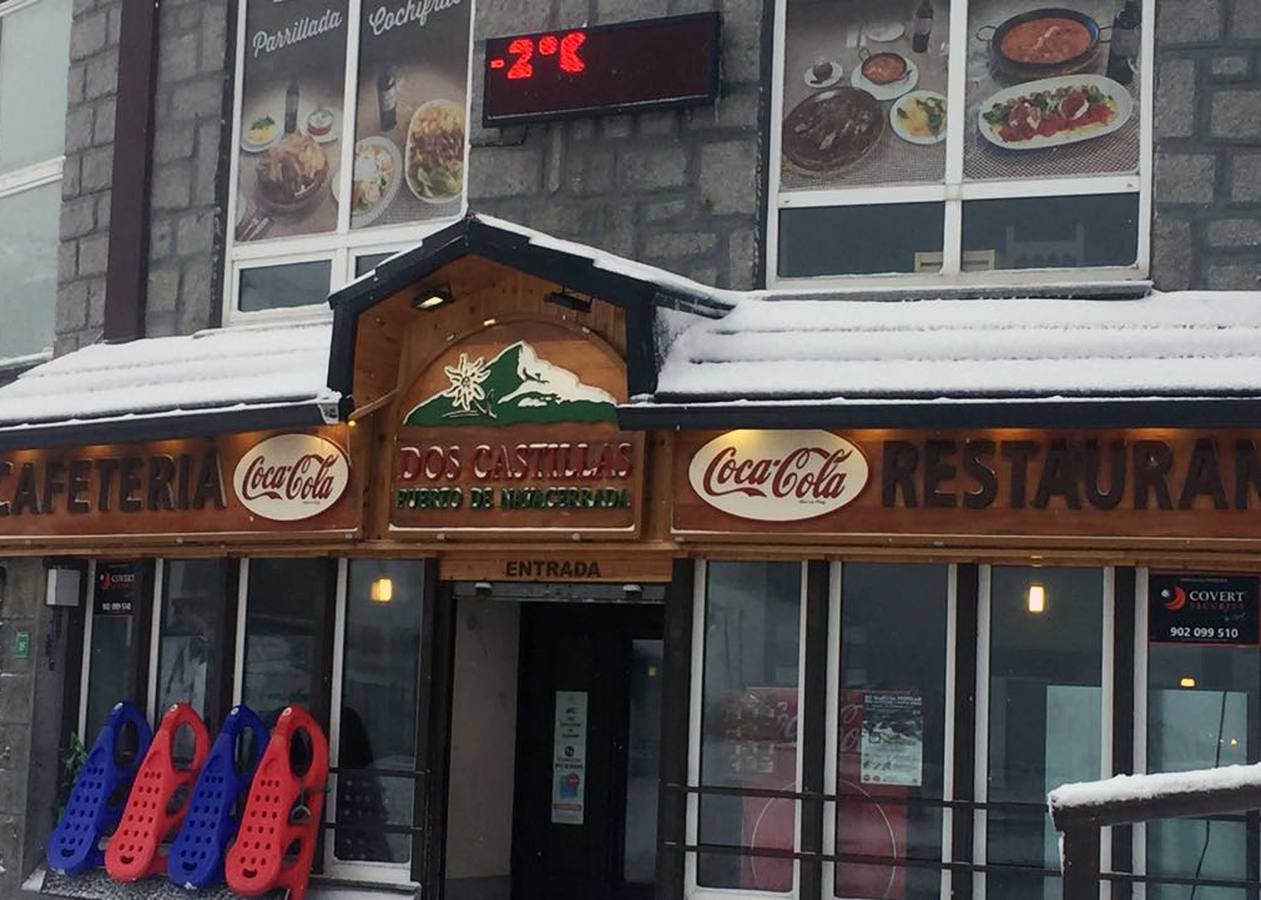 Jornada de frío y nieve en Segovia