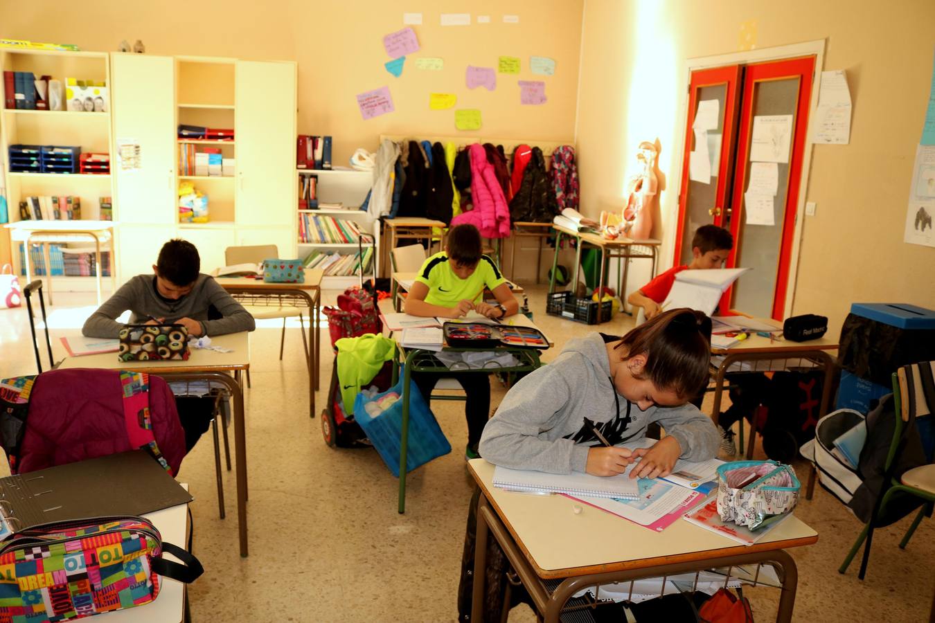 El centro cuenta con 96 alumnos integrados en Educación Infantil hasta sexto de Primaria