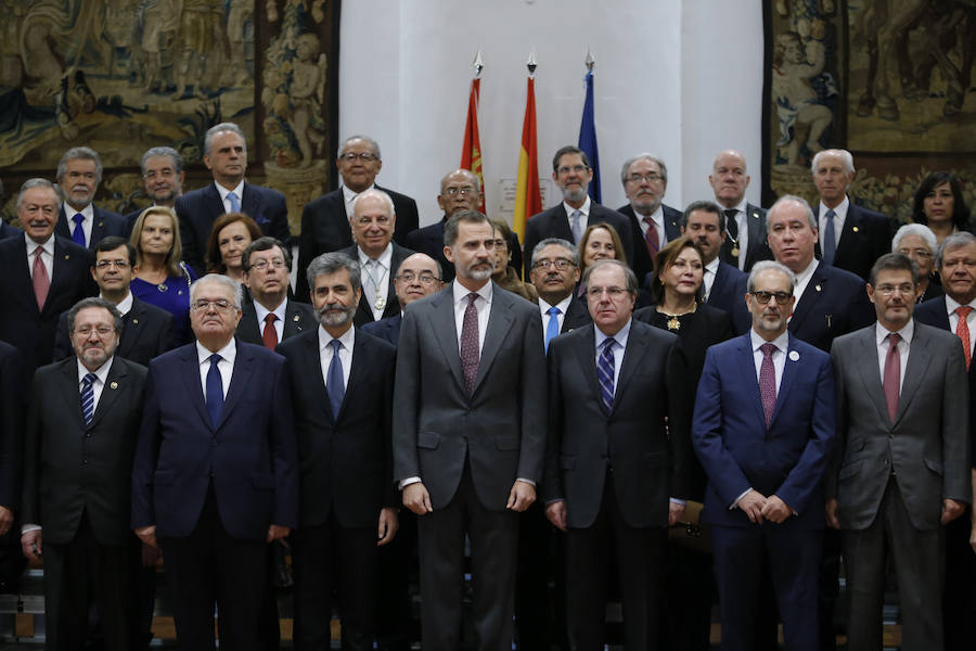 El Rey preside en la USal la presentación del Diccionario Panhispánico Jurídico