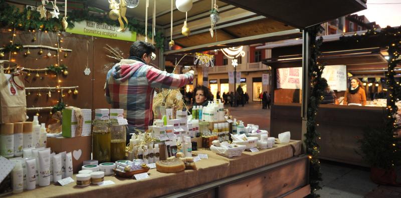 Ambiente navideño en Valladolid