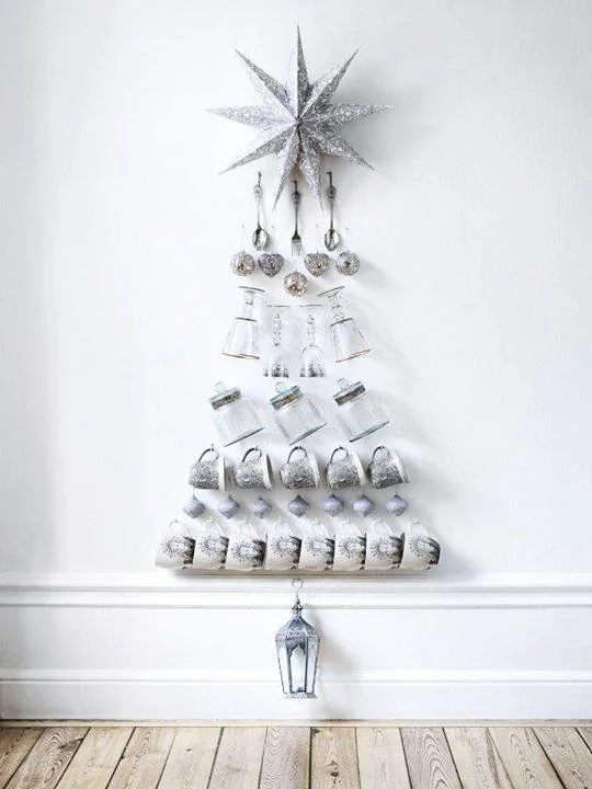 30 originales ideas para crear tu propio árbol de Navidad