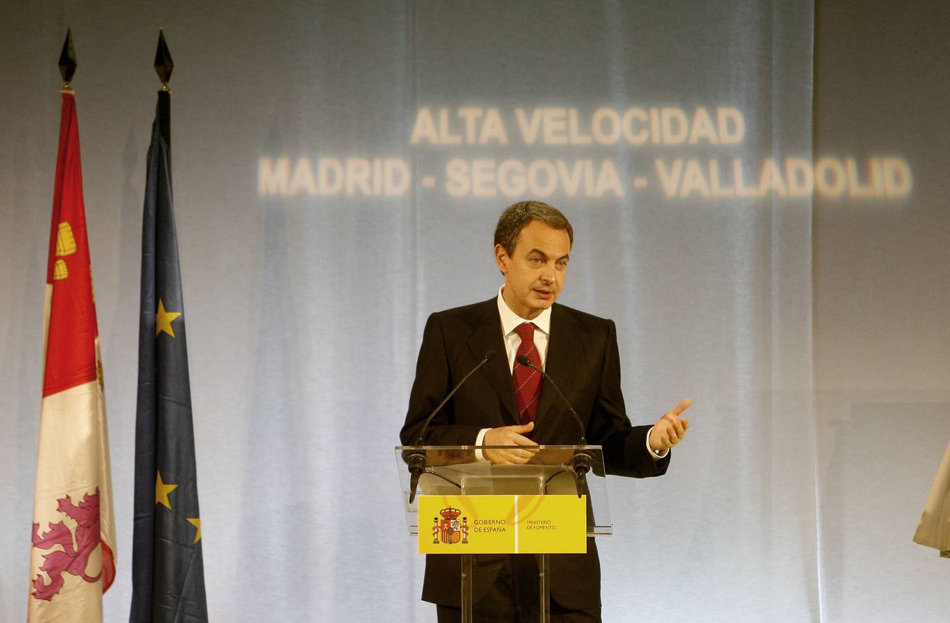 José Luis Rodríguez Zapatero, presidente del Gobierno, en la inauguración.